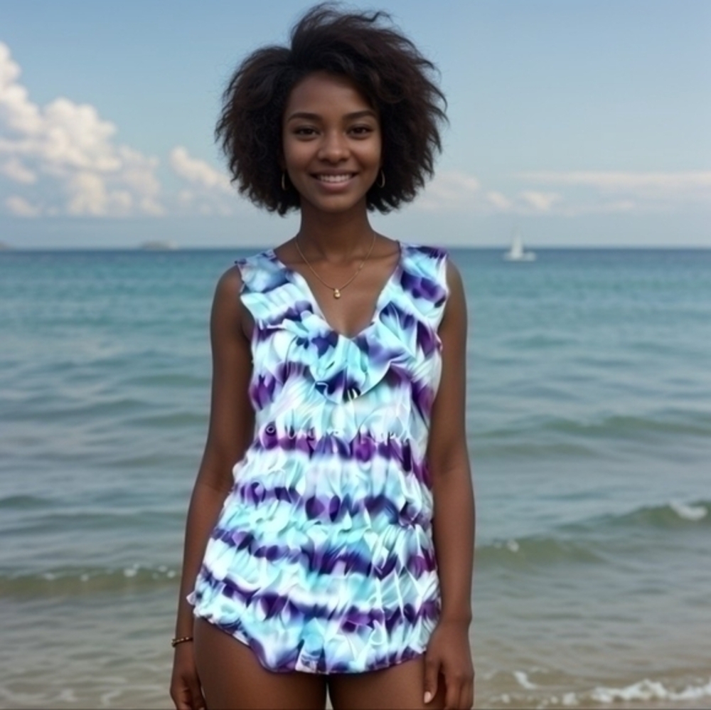 💥NEW💥 VICTORIA'S SECRET TIE DYE ROMPER SZ L